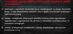 Szkolenia bhp a zmiana stanowiska pracy