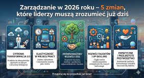 Zarządzanie w 2026 roku – 5 zmian, które liderzy muszą zrozumieć już dziś