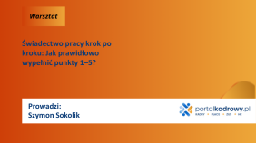 Świadectwo pracy krok po kroku: jak prawidłowo wypełnić punkty 1–5