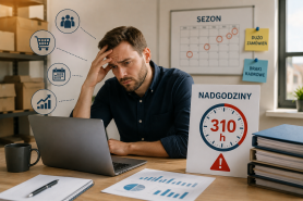 Pracownik ma już 310 nadgodzin w połowie roku. Czy w sezonie może pracować dłużej