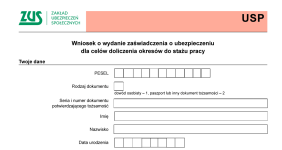 Nowy wniosek USP – od 1 stycznia 2026 r. dostępny na eZUS
