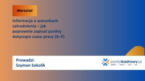 Informacja o warunkach zatrudnienia – jak poprawnie zapisać punkty dotyczące czasu pracy (A–F)