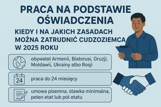 Praca na podstawie oświadczenia – kiedy i na jakich zasadach można zatrudnić cudzoziemca w 2025 roku