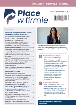 Płace w firmie nr 311 październik 2026