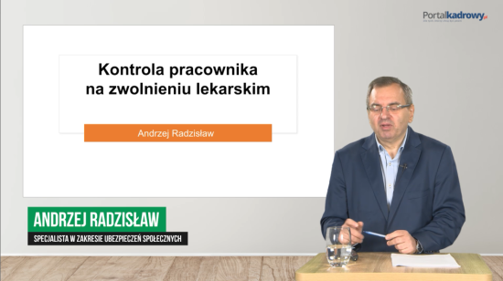kontrola prcownika na zwolnieniu 