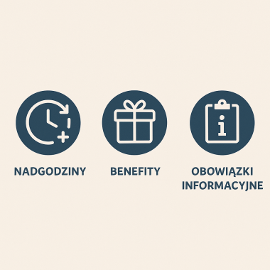 Nadgodziny, benefity i obowiązki informacyjne w regulaminie wynagradzania