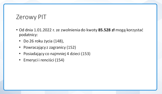 zerowy PIT