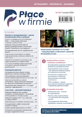Płace w firmie nr 310 wrzesień 2026