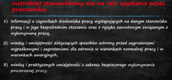 Szkolenia bhp a zmiana stanowiska pracy