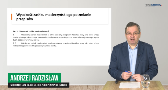 Jak ustalać wysokość zasiłku macierzyńskiego po 26 kwietnia 2023 r.