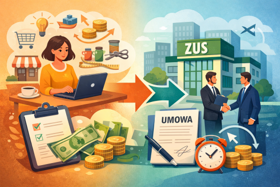Działalność nierejestrowana a ZUS – kiedy usługę trzeba rozliczyć jak zlecenie?